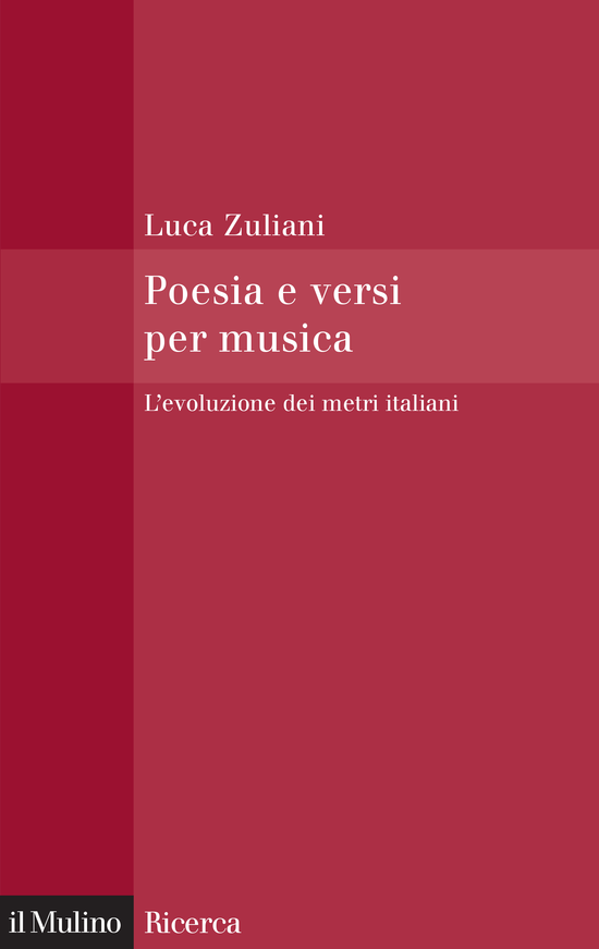 Copertina del libro Poesia e versi per musica