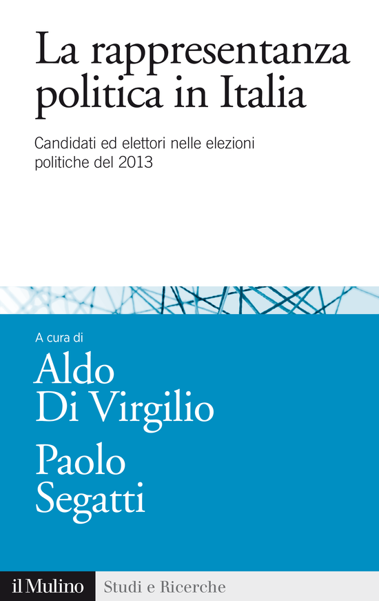 Copertina del libro La rappresentanza politica in Italia