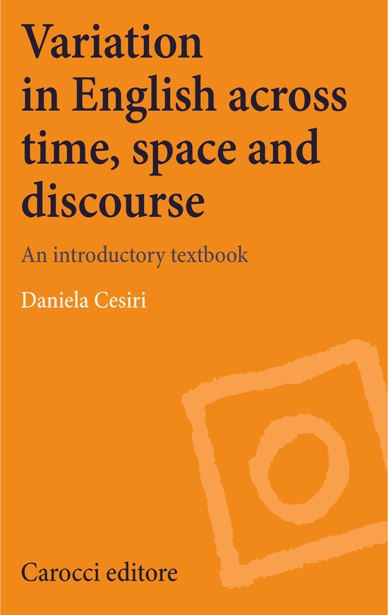 Copertina del libro Variation in English across time, space and discourse (An introductory textbook)