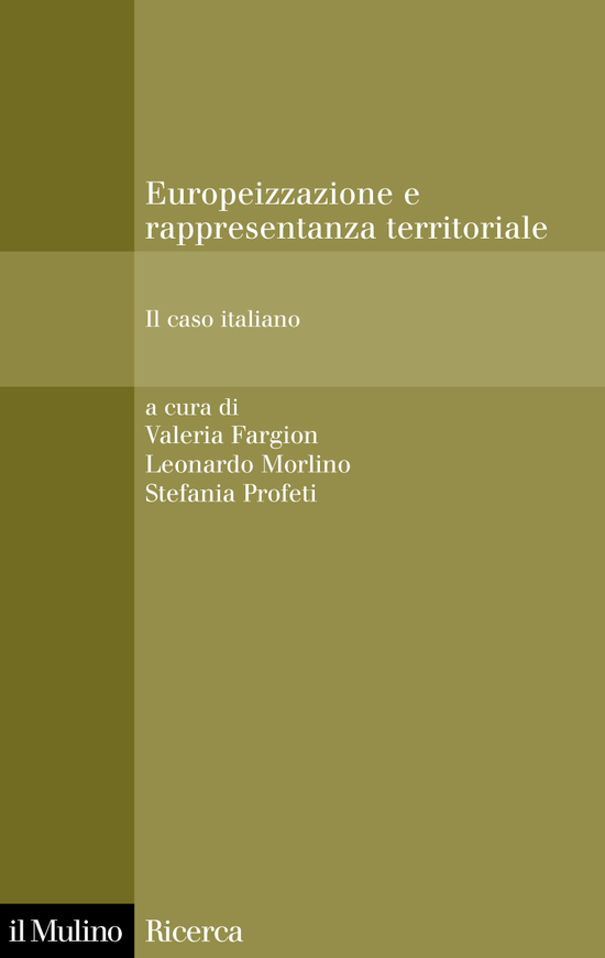 Copertina del libro Europeizzazione e rappresentanza territoriale