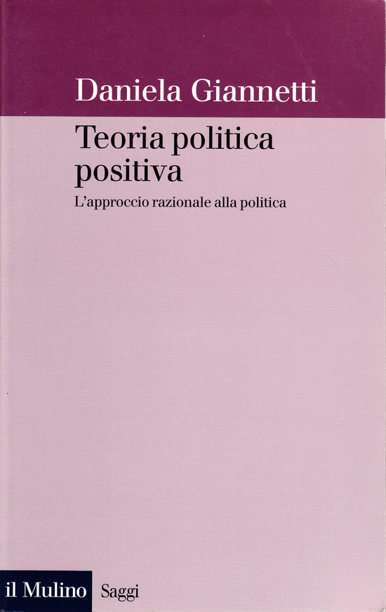 Copertina del libro Teoria politica positiva