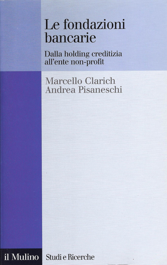 Copertina del libro Le fondazioni bancarie